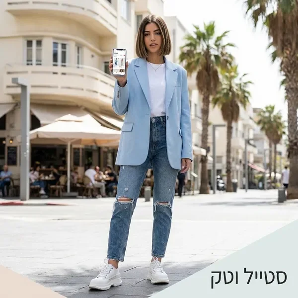 לוק אורבני עם סמארטפון